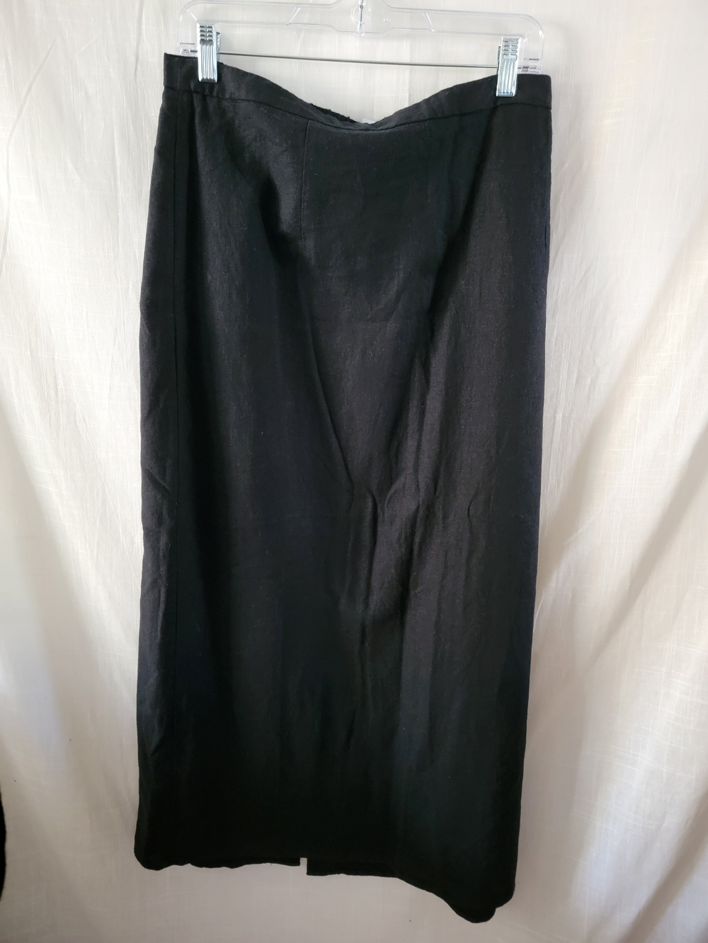 New Old Navy Black Linen Maxi Skirt/XL